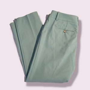 NWT Trina Turk Moss Pant "Trina Blue" Light Bluish/Green Sz 10